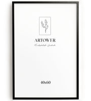 Holzrahmen für 40 x 60 cm - Schwarz