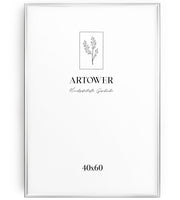 Bilderrahmen für 40 x 60 cm - Alu Silber