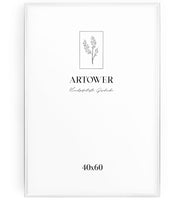 Artower® Bilderrahmen Weiß Metall Dünner Rahmen