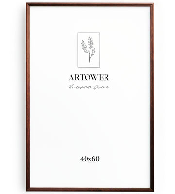 Artower® Bilderrahmen Vintage Braun Holz Rahmen