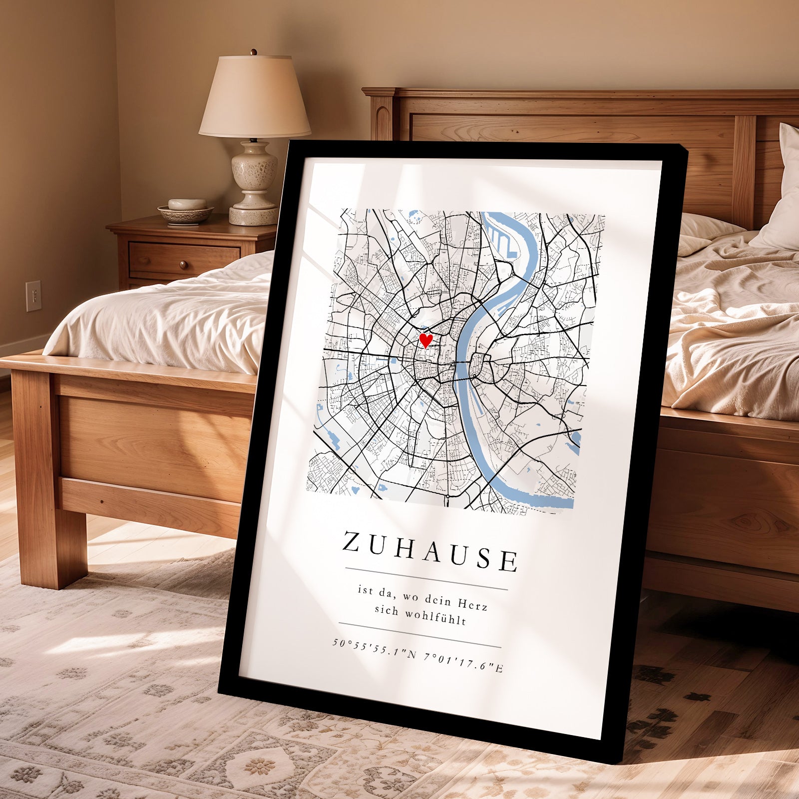 Zuhause Poster Einweihungsgeschenk Haus