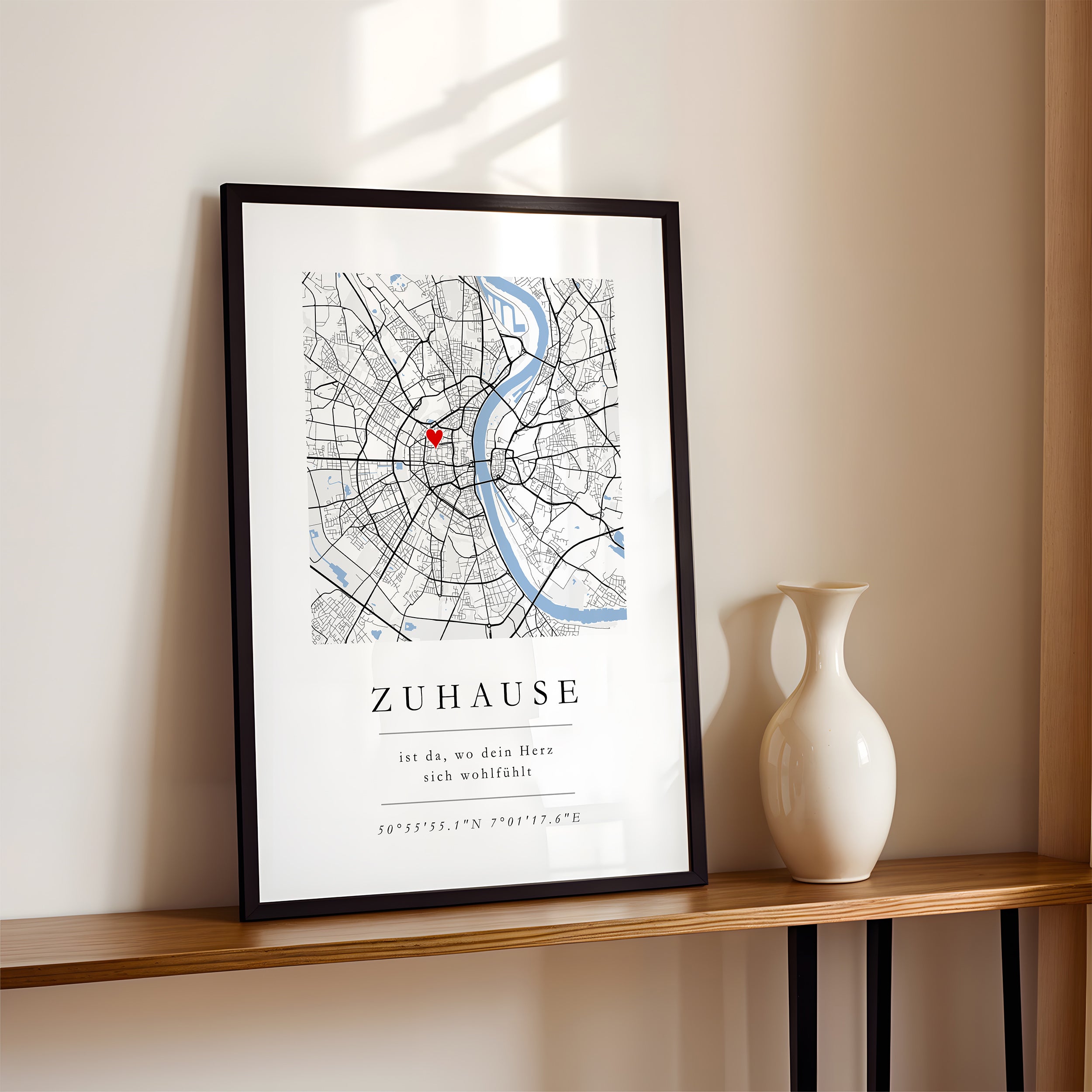 Zuhause Poster Einweihungsgeschenk Haus