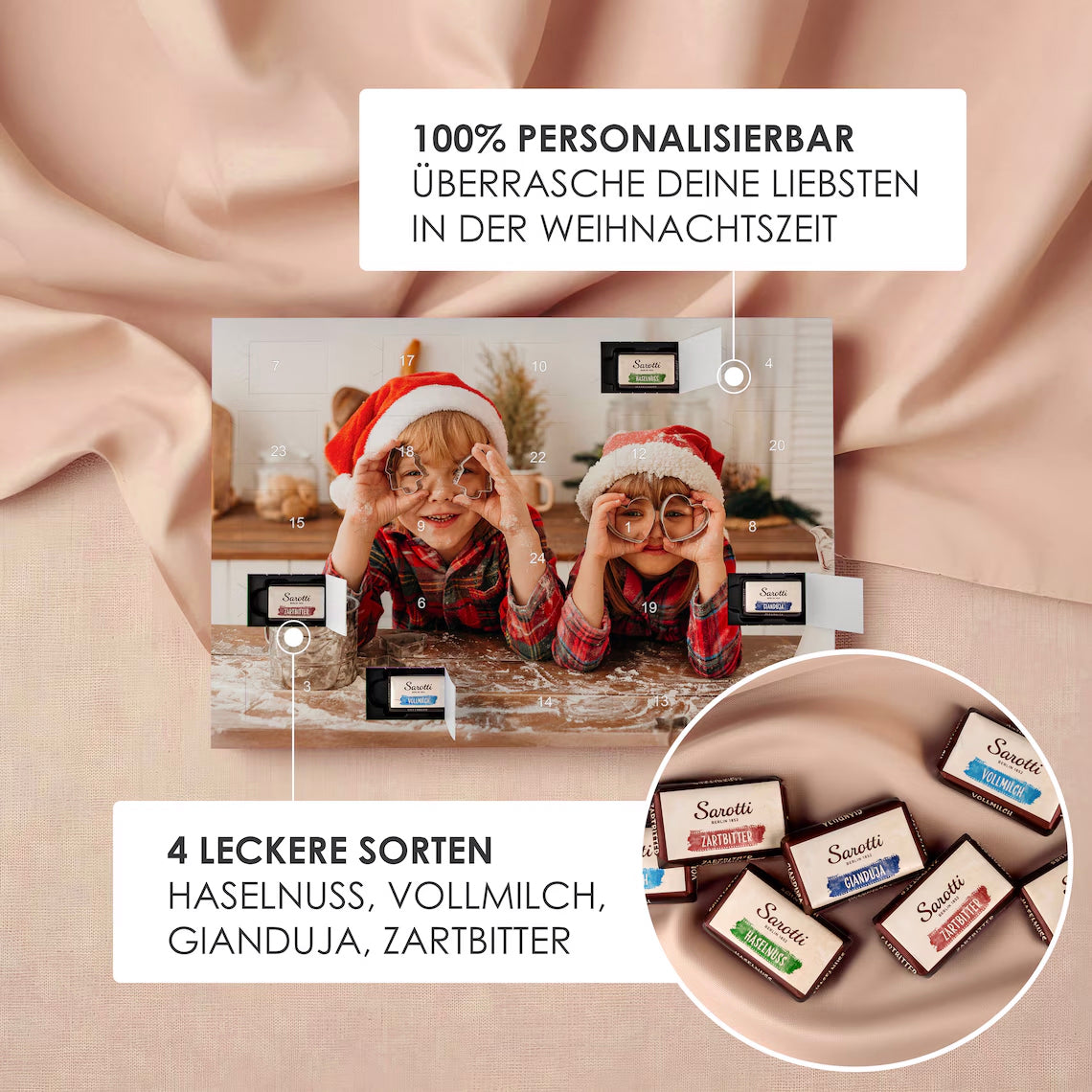 Adventskalender mit Foto – Weihnachtsgeschenk für Oma und Opa