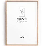 Bilderrahmen für 50 x 70 cm - Holz Natur Eiche