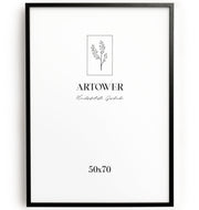 Holzrahmen für 50 x 70 cm - Schwarz