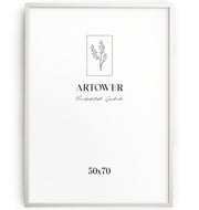 Holzrahmen für 50 x 70 cm - Weiß