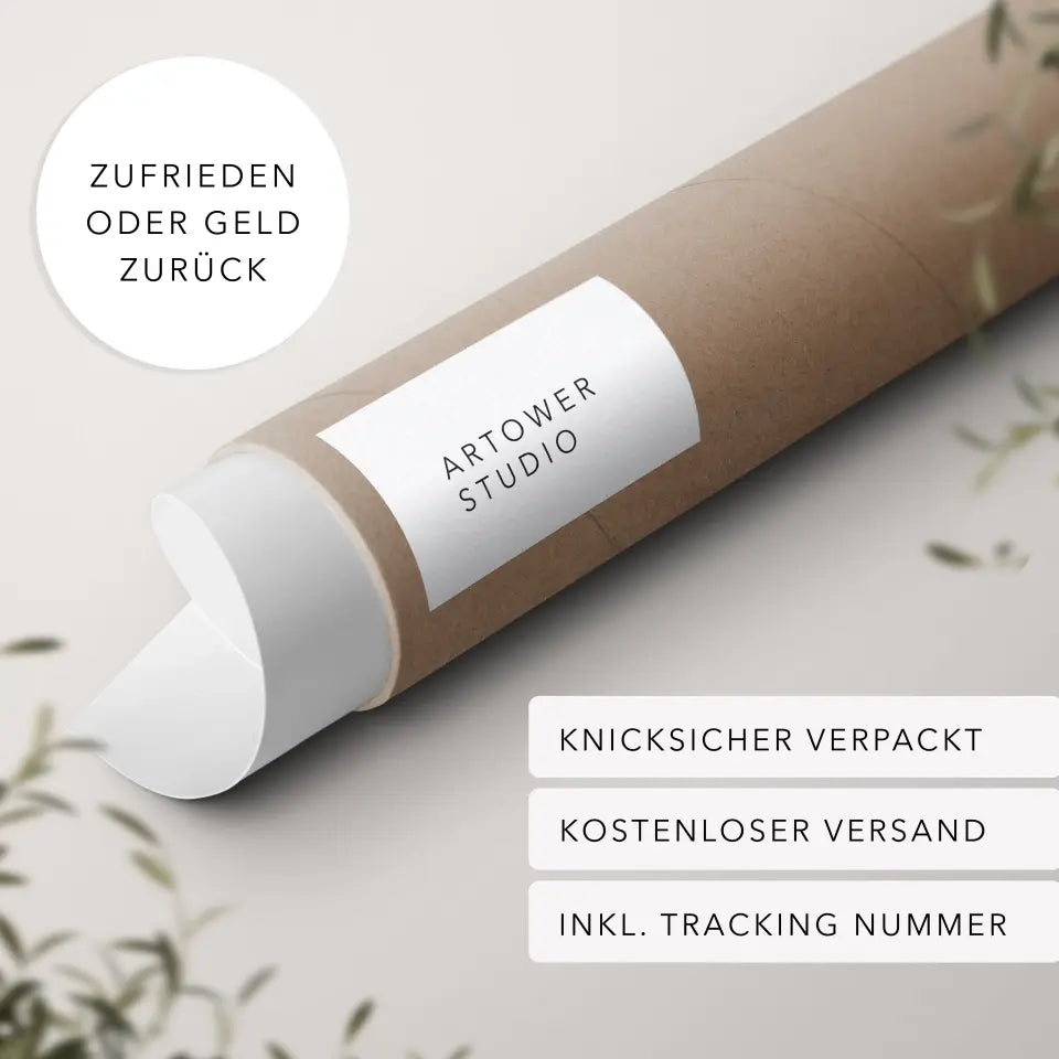 Personalisiertes Hochzeitsgeschenk Poster Hand Hände minimalistische Zeichnung