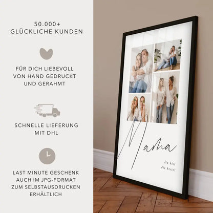 Mama Geschenk Bilderrahmen