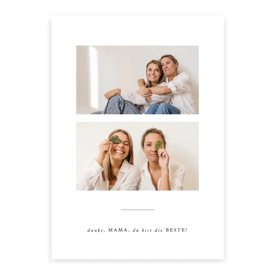 Personalisiertes Foto Geschenk für Mama