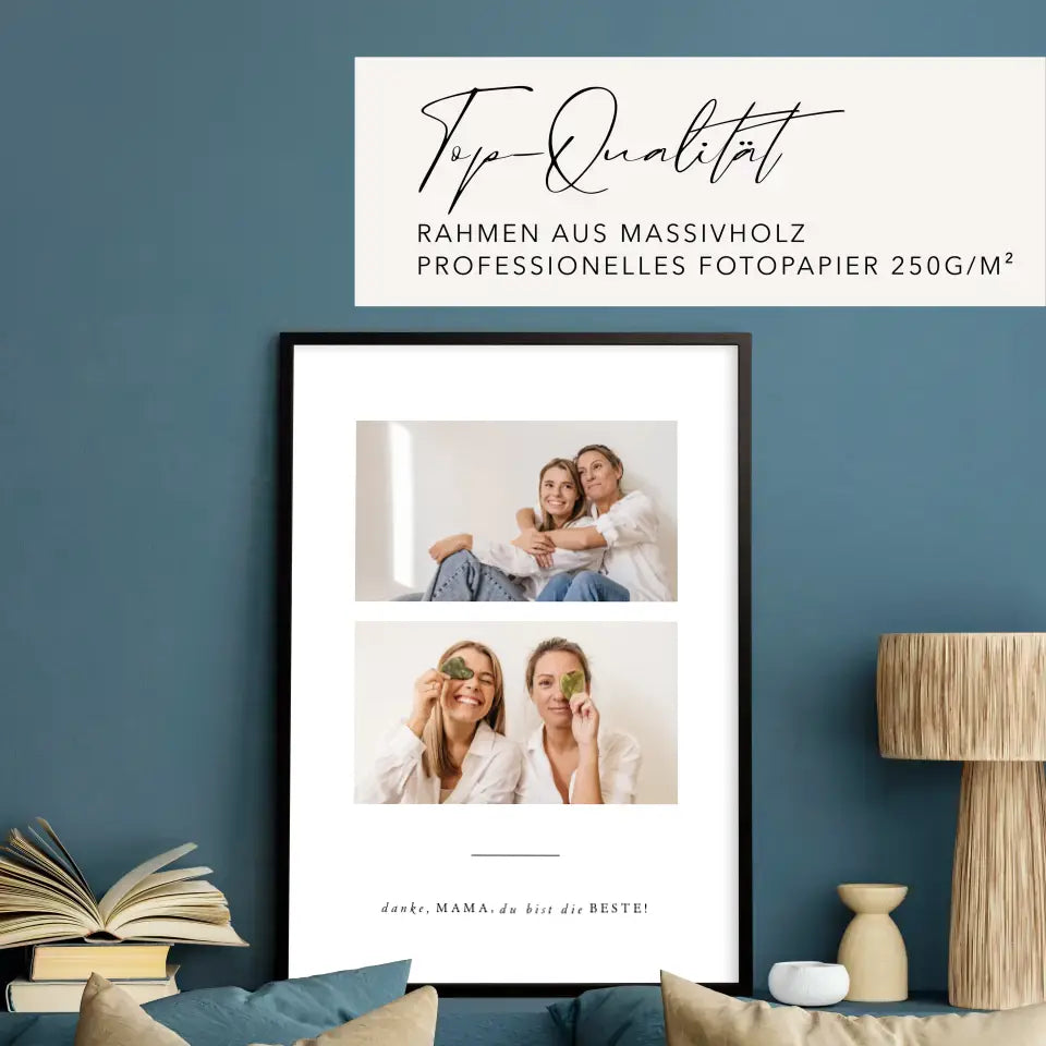 Personalisiertes Foto Geschenk für Mama