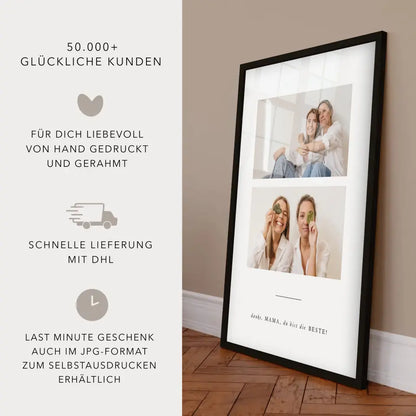 Personalisiertes Foto Geschenk für Mama