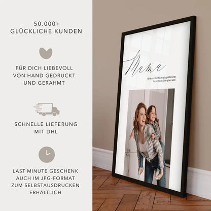 Mama Poster mit Fotos Muttertagsgeschenk