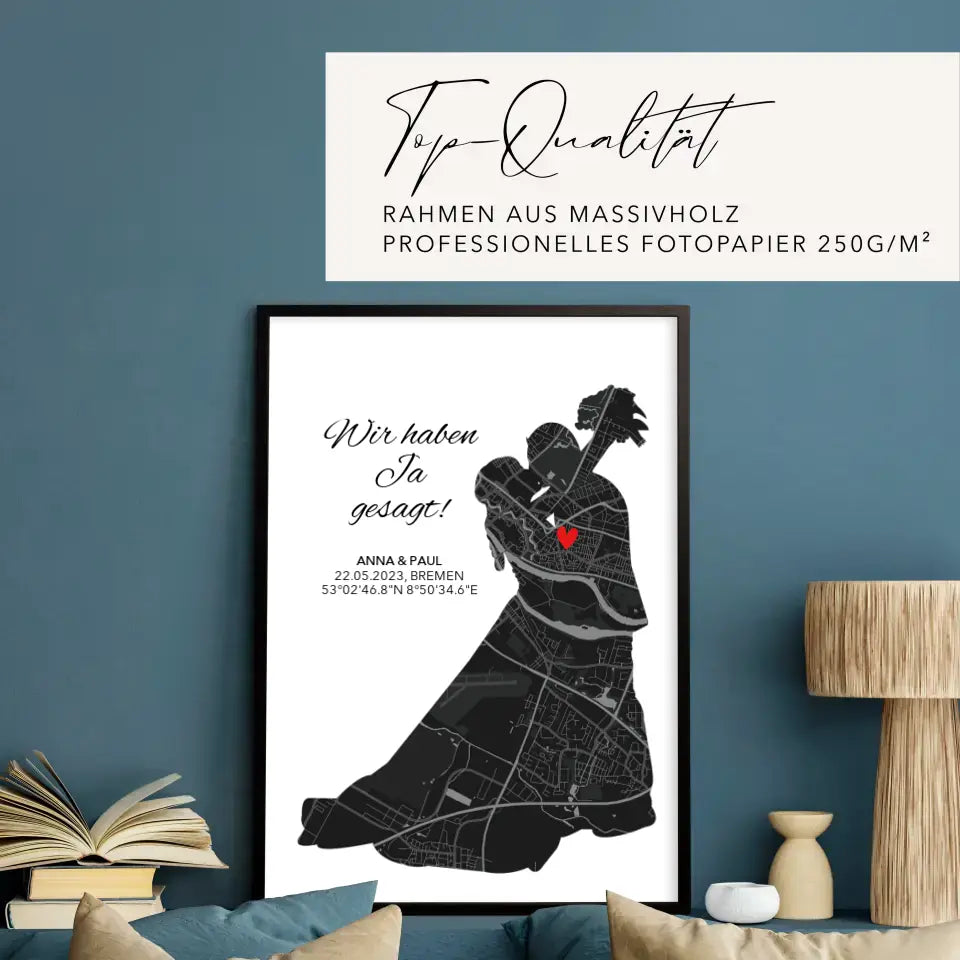 Koordinaten Bild Wir haben Ja gesagt