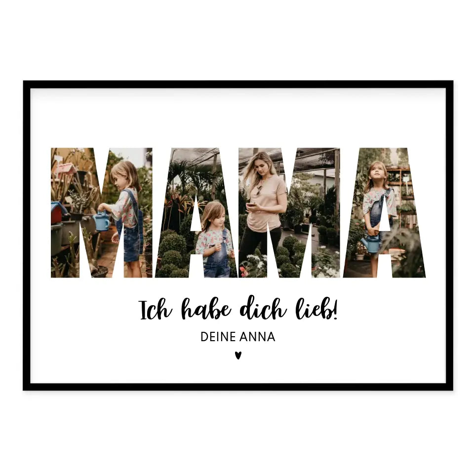 Poster Mama Geburtstagsgeschenk