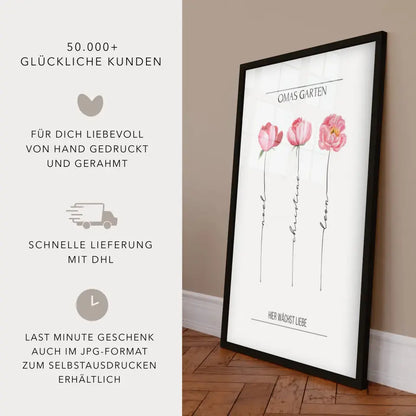 Poster Muttertagsgeschenk für Oma