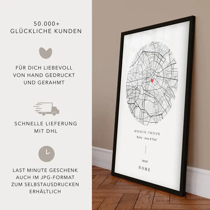 Home Sweet Home Poster Einzugsgeschenk