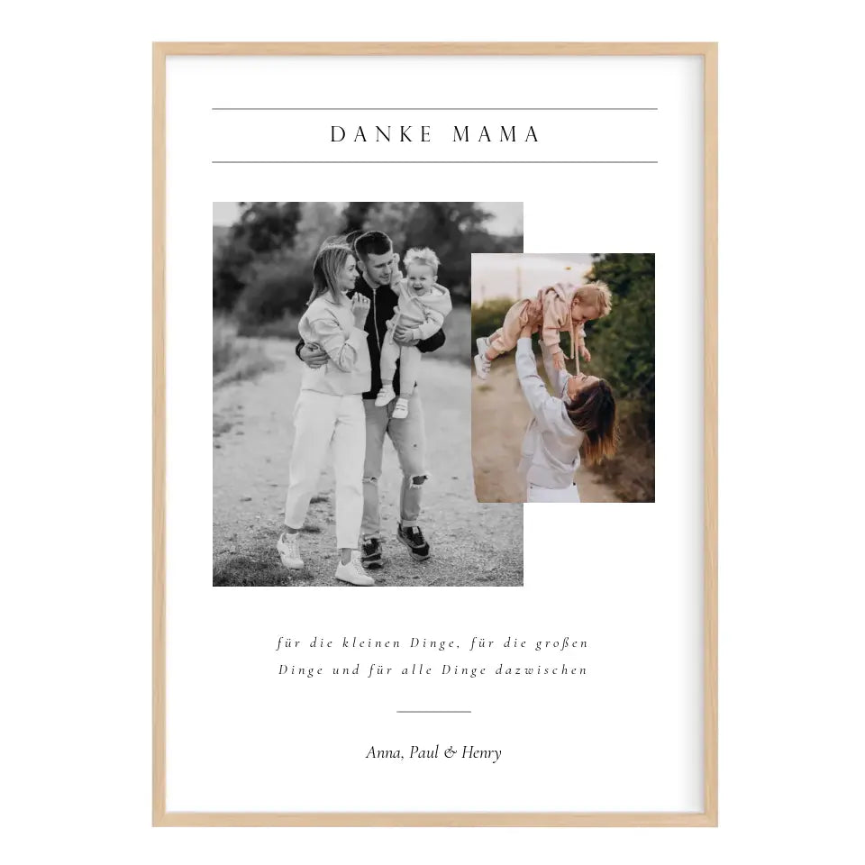 Mama Poster Muttertagsgeschenk