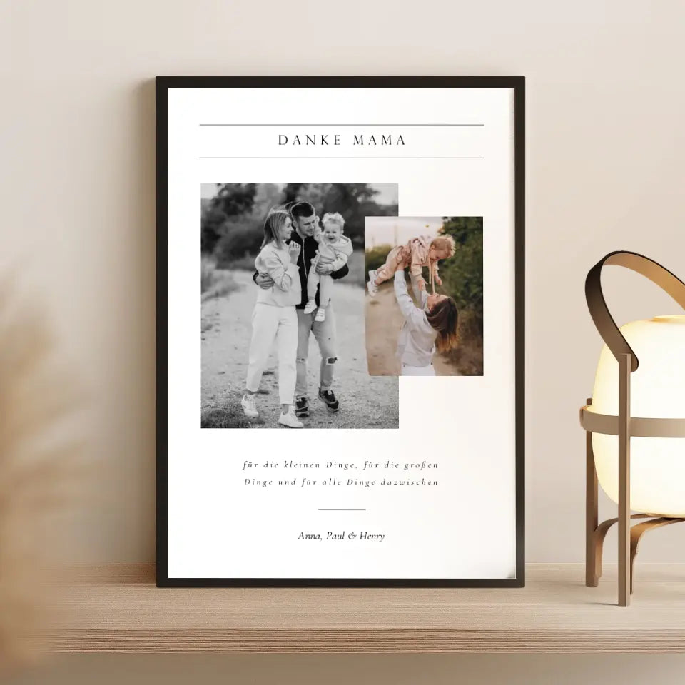 Mama Poster Muttertagsgeschenk