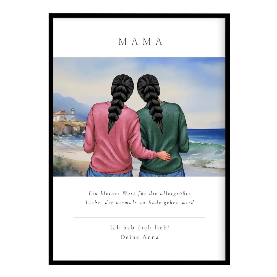 Mama und Tochter - test