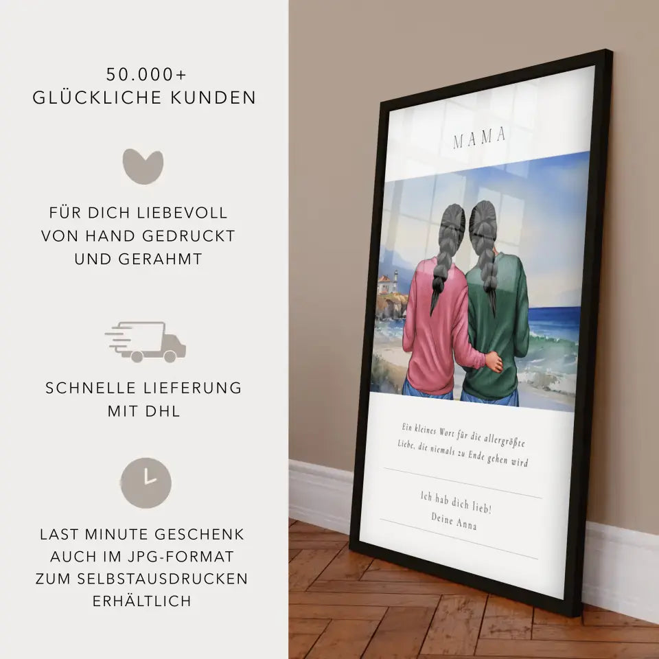 Mama und Tochter - test