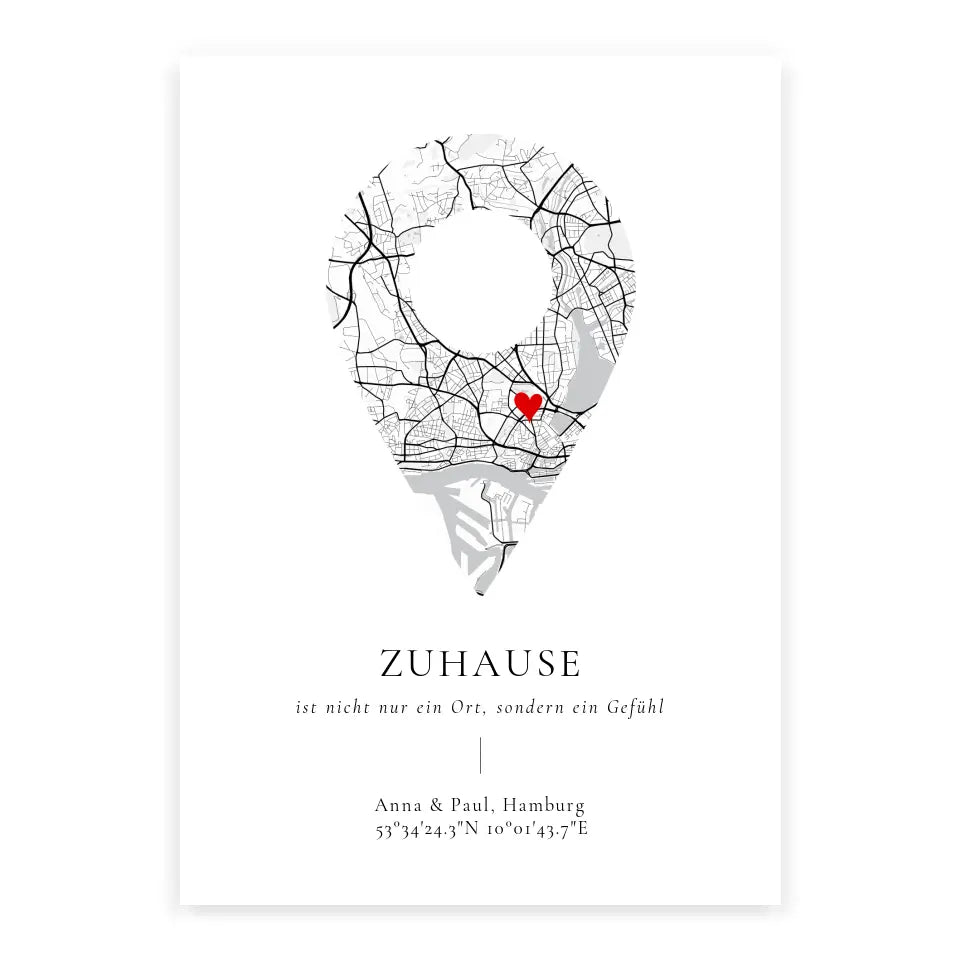 Einzugsgeschenk Zuhause Bild Pin