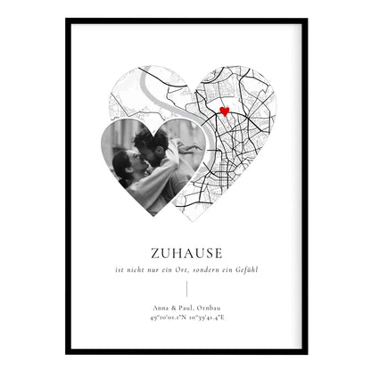 Zuhause Poster Geschenk für Partner