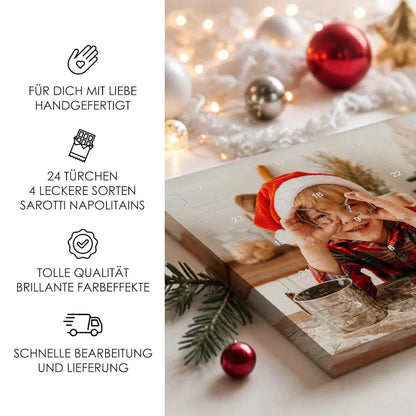 Adventskalender mit Foto – Weihnachtsgeschenk für Oma und Opa