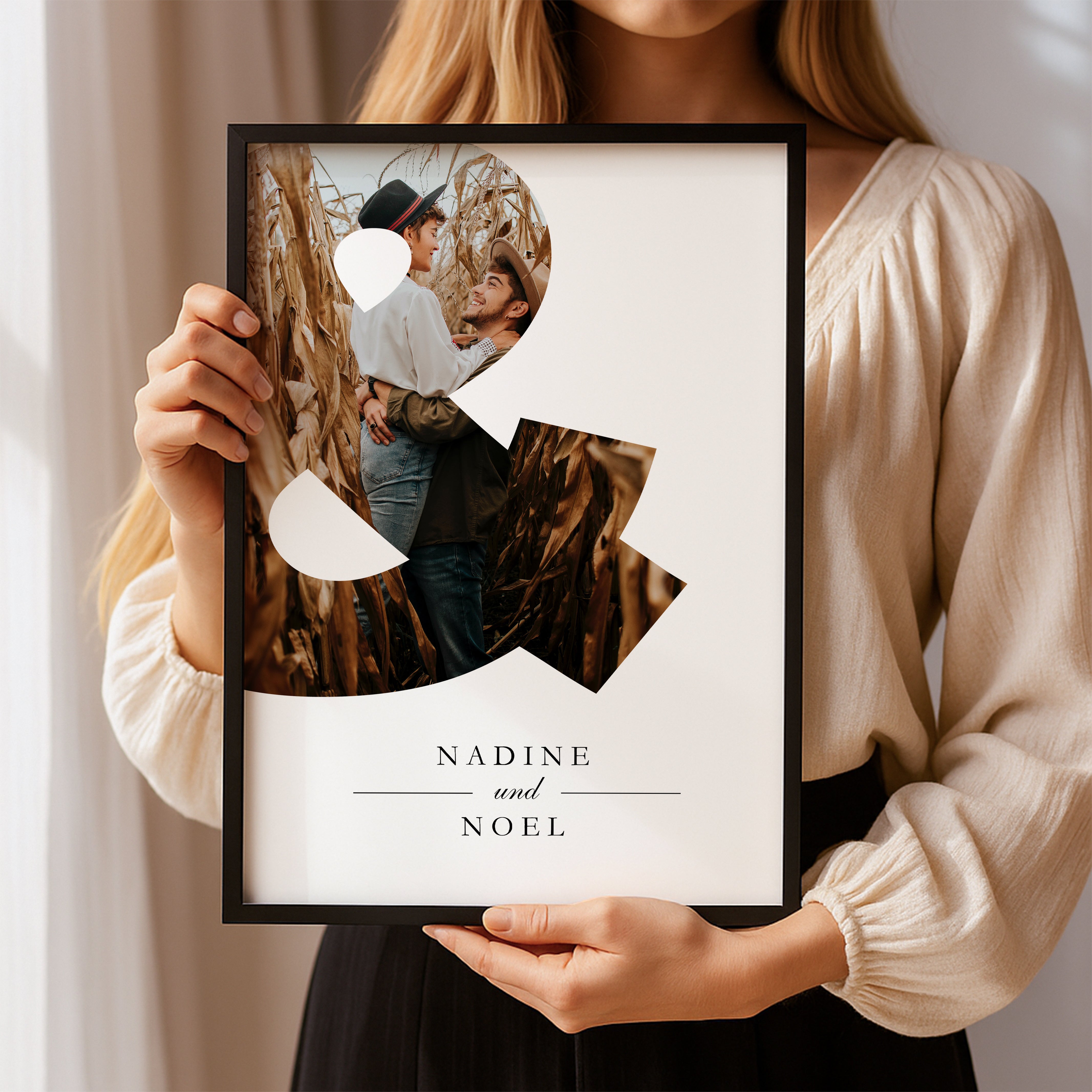 Personalisiertes Geschenk zum Jahrestag oder Hochzeitstag mit Foto – Für Sie, Ihn & Paare