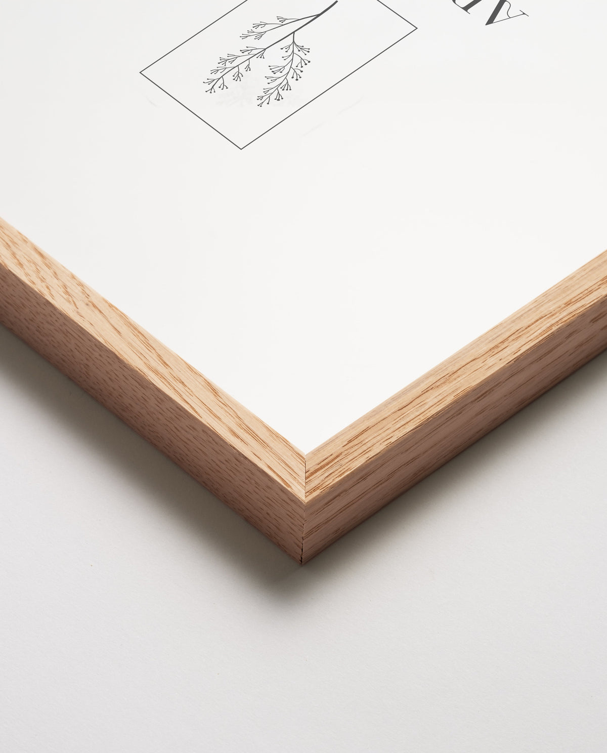 Bilderrahmen 6er Set für 13 x 18 cm - Holz Natur Eiche