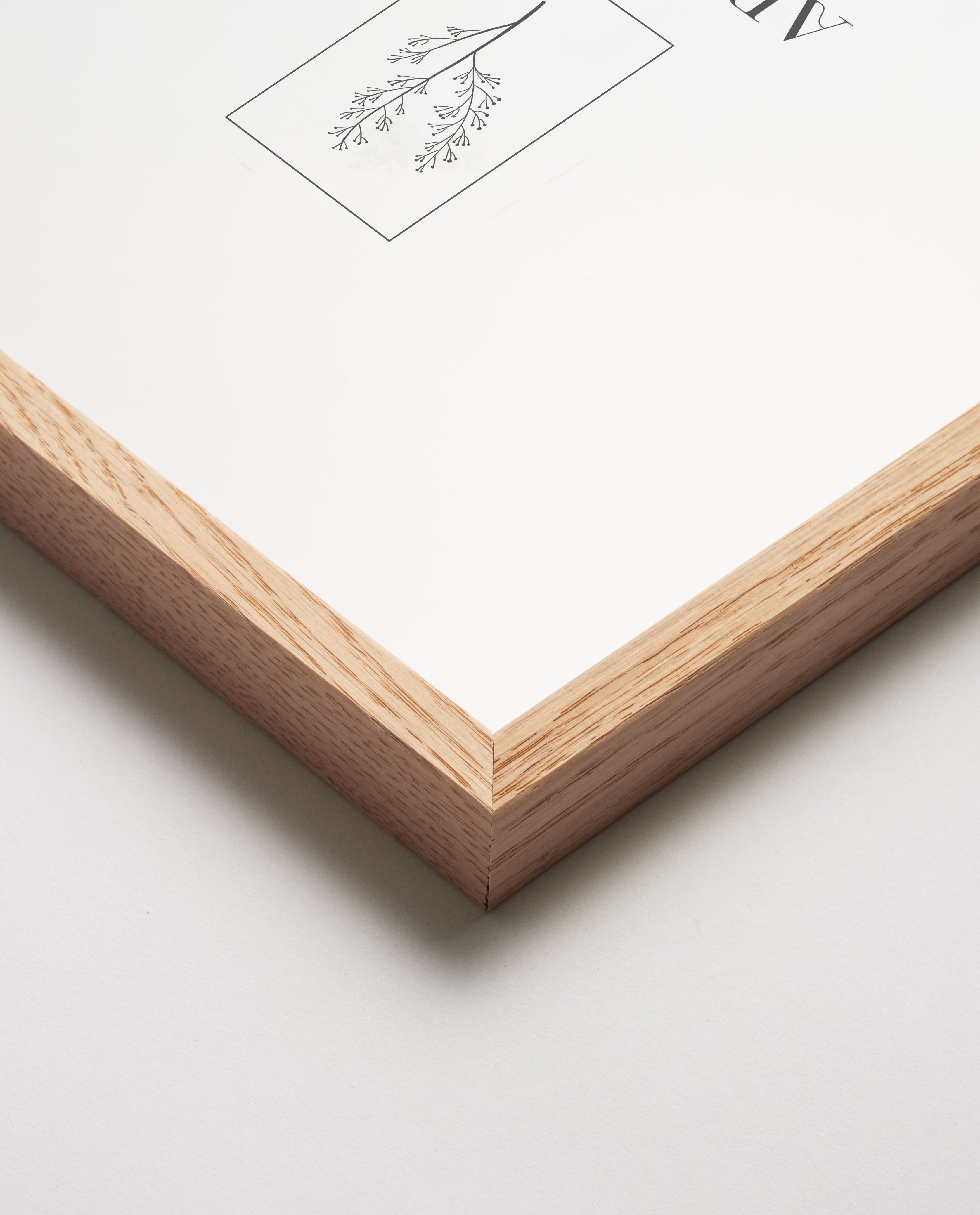 Bilderrahmen für 20 x 30 cm - Holz Natur Eiche