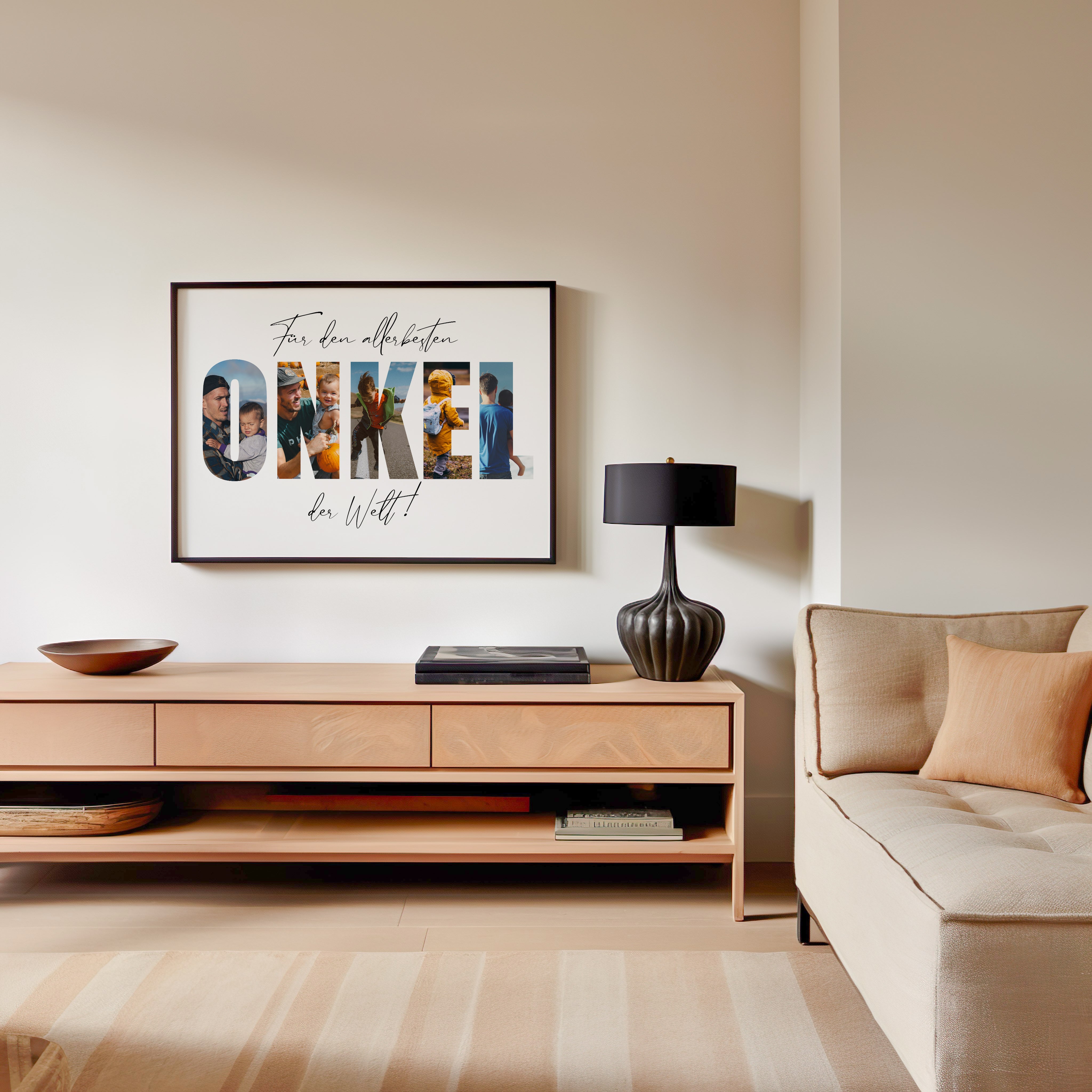 Onkel Foto Geschenk – Persönliches Bild zum Geburtstag oder Weihnachten