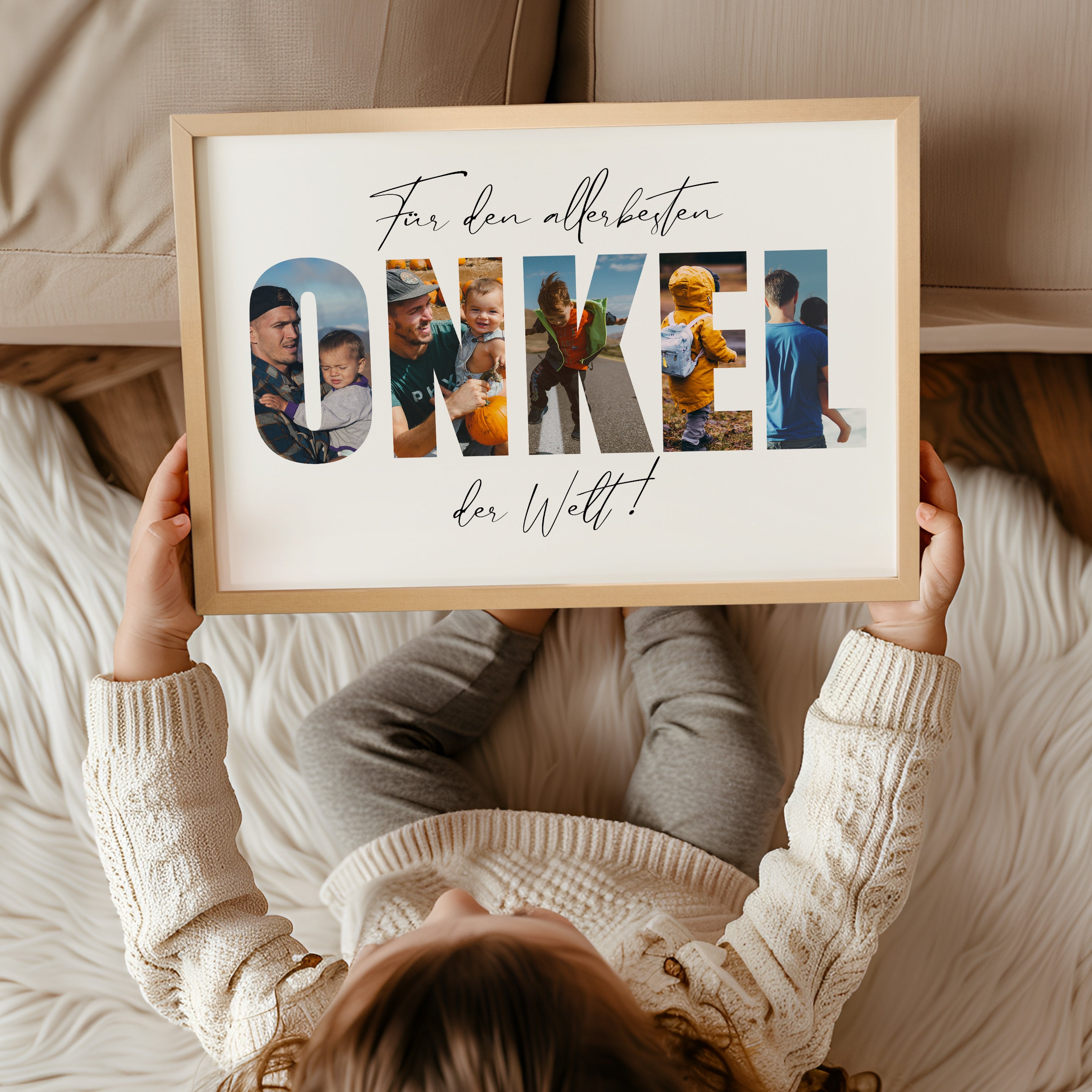 Onkel Foto Geschenk – Persönliches Bild zum Geburtstag oder Weihnachten