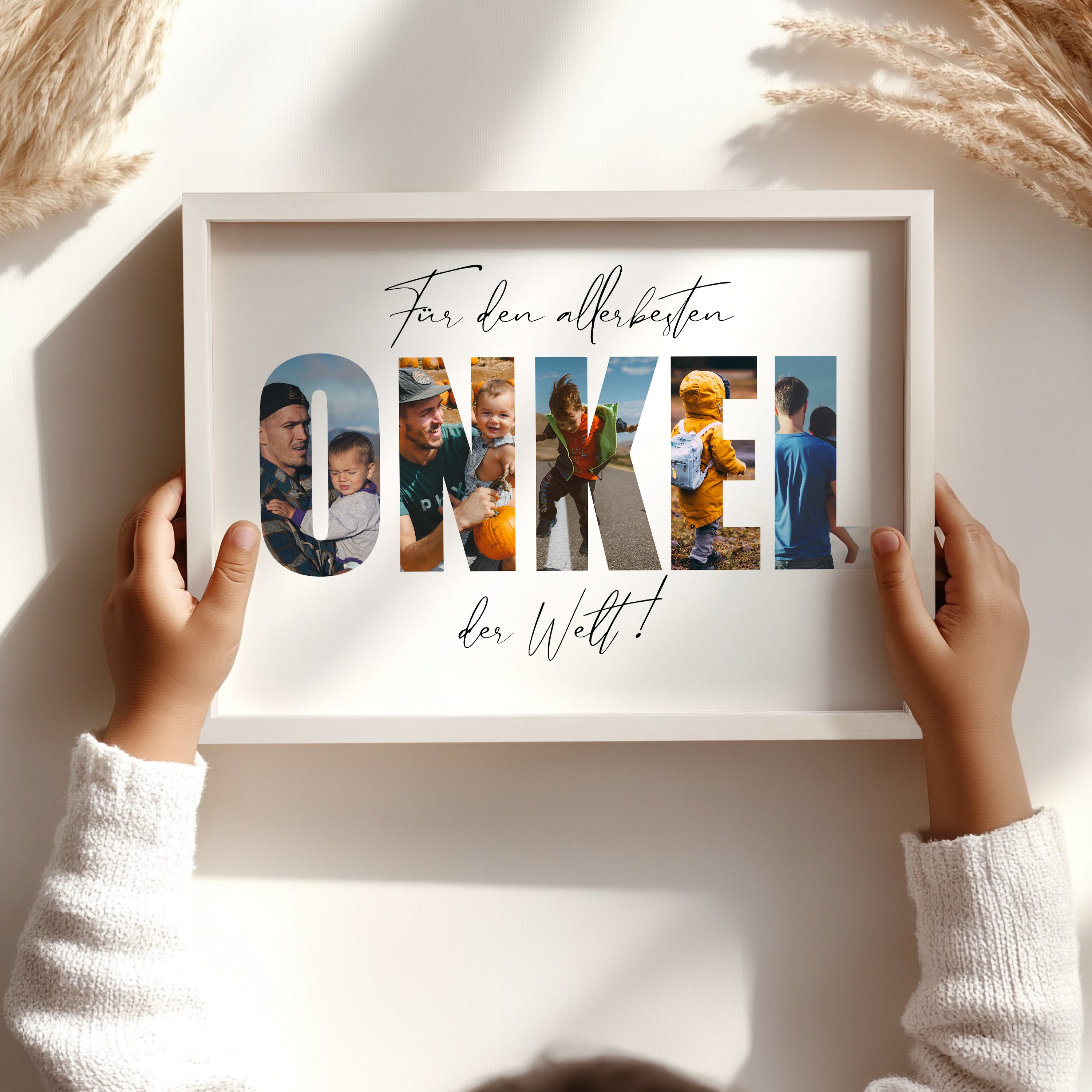 Onkel Foto Geschenk – Persönliches Bild zum Geburtstag oder Weihnachten