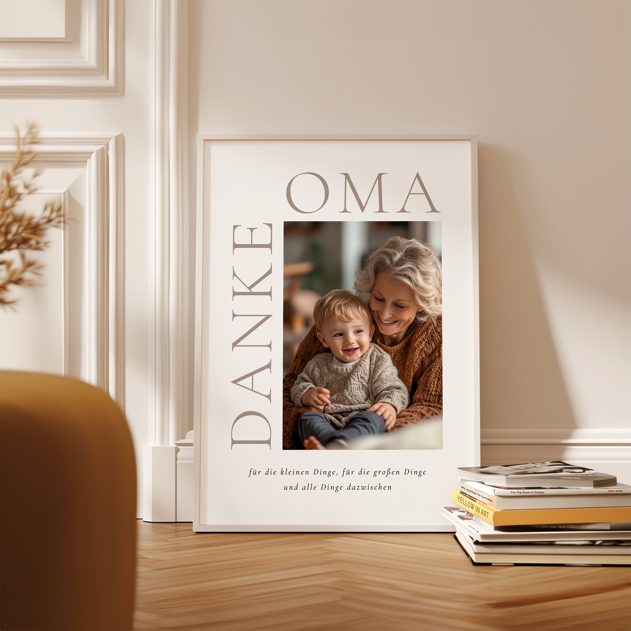 Personalisiertes Danke Oma Poster mit Foto – Geschenkidee für Muttertag & Geburtstag