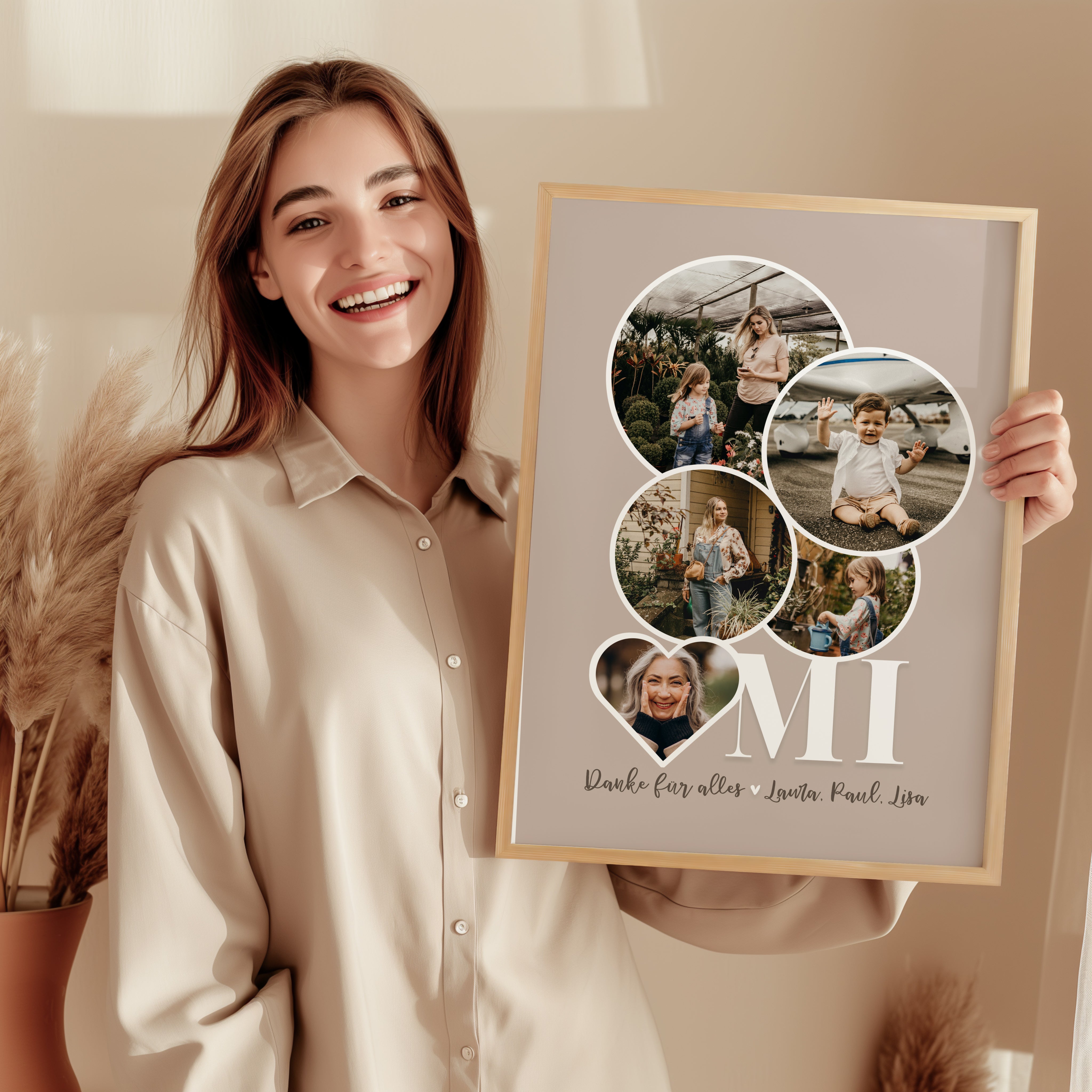 Poster Oma Danke für alles Fotocollage