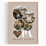 Opa Fotocollage – Persönliches Geschenk mit Liebe von den Enkeln