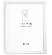 Bilderrahmen für 15 x 20 cm - Vintage Weiß