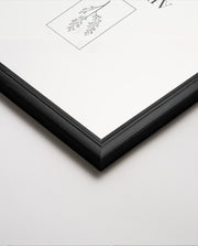 Bilderrahmen für 30 x 45 cm - Vintage Schwarz