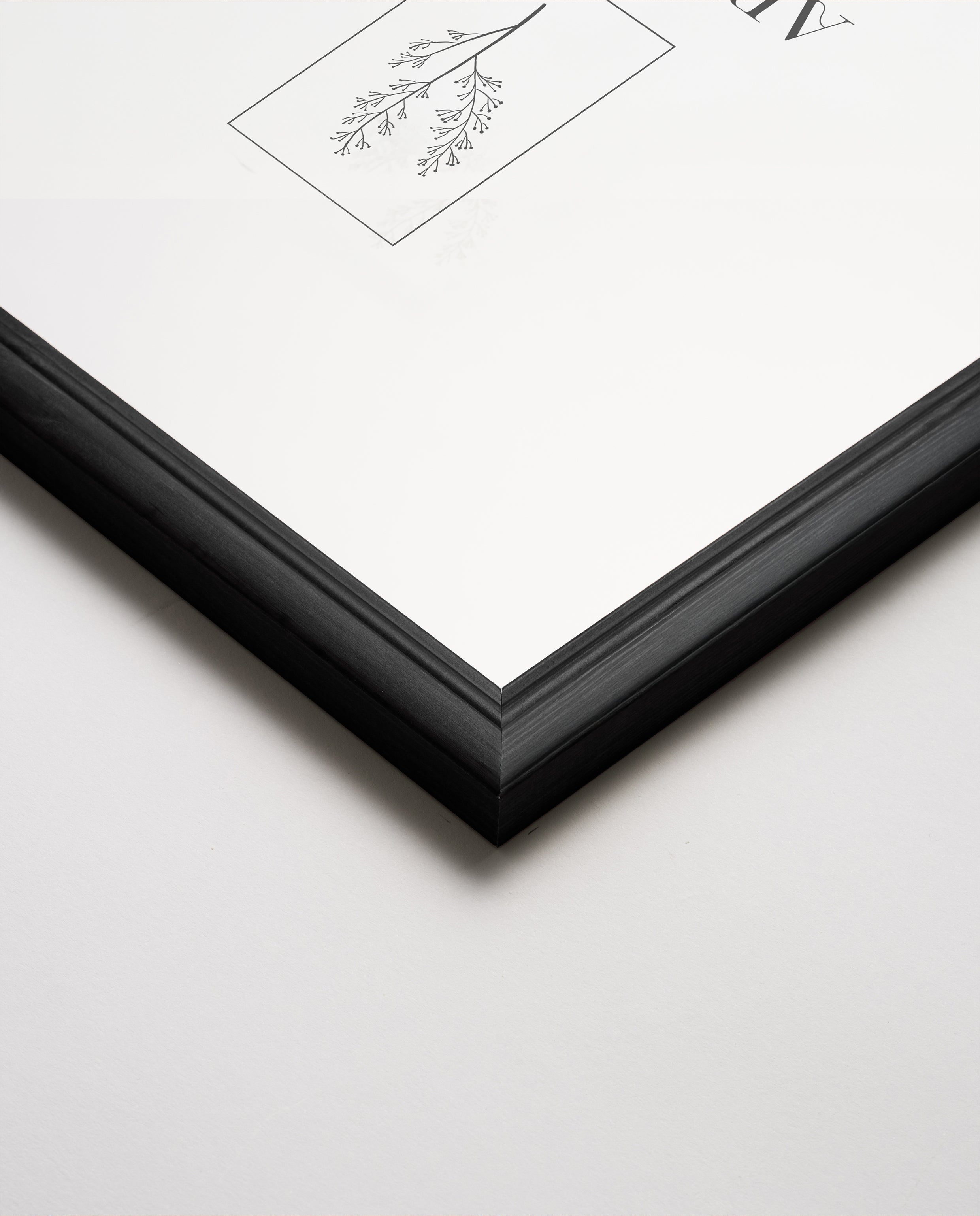 Bilderrahmen für A3 (29,7 x 42 cm) - Vintage Schwarz