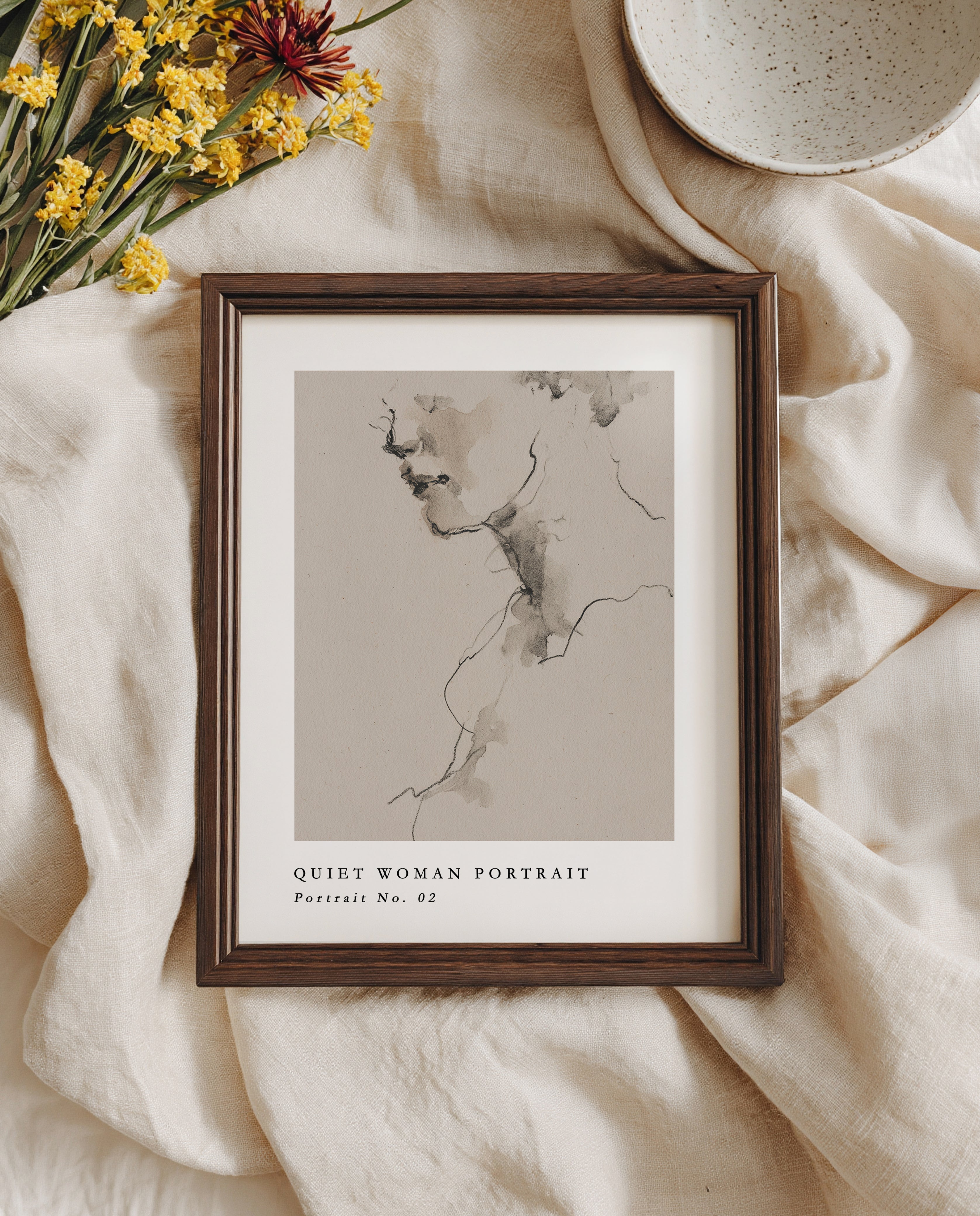 Bilderrahmen für A3 (29,7 x 42 cm) - Vintage Braun