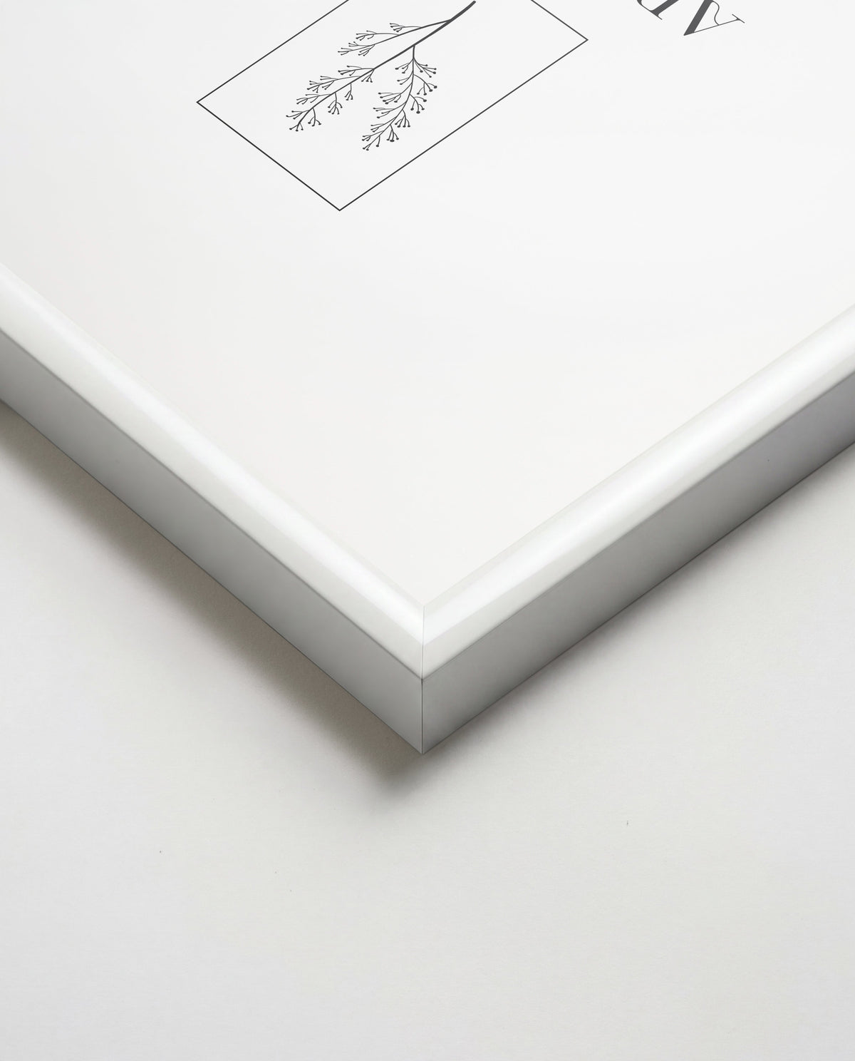 Bilderrahmen 6er Set für 10 x 15 cm - Alu Weiß