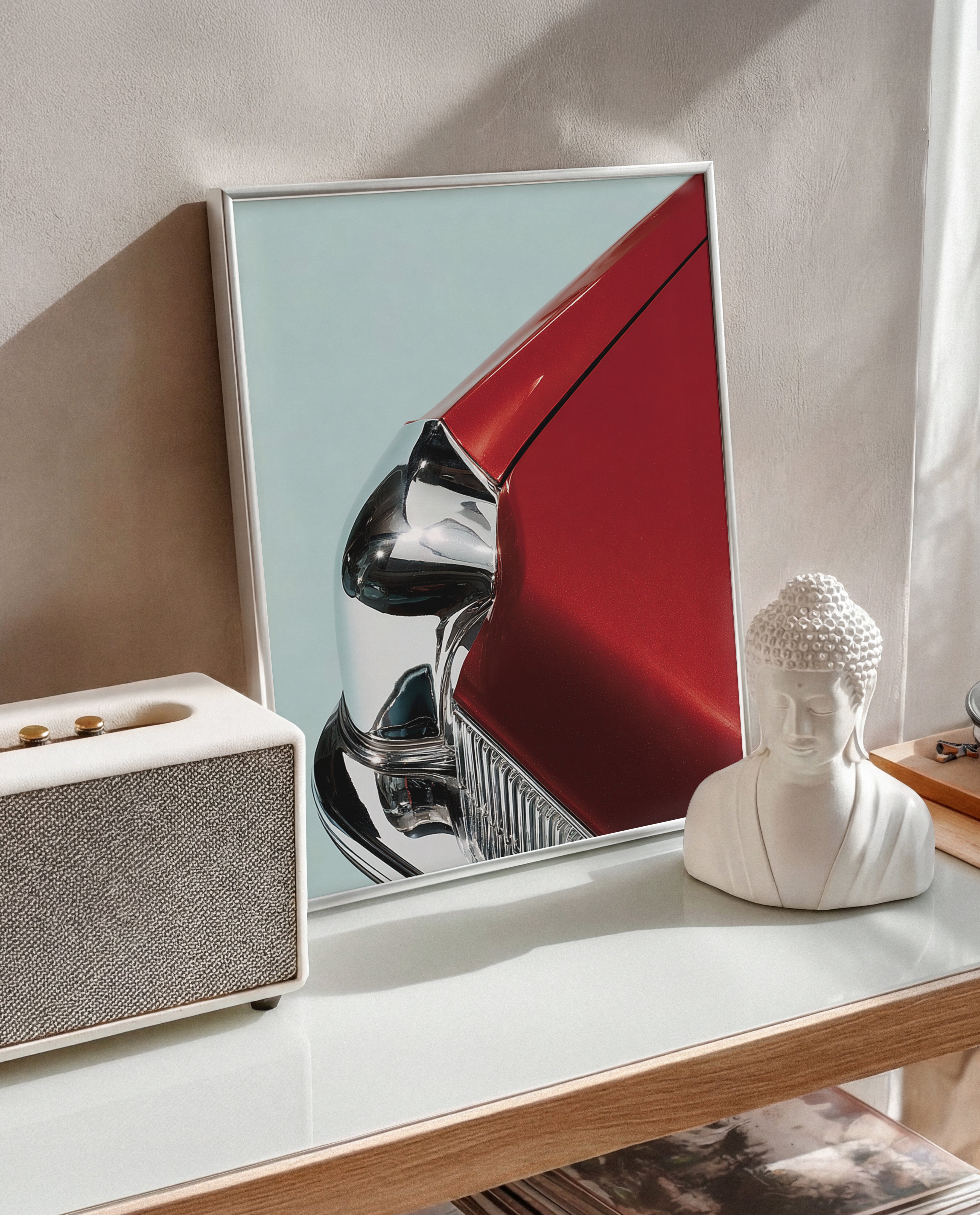 Bilderrahmen für 40 x 50 cm - Alu Silber