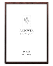 Bilderrahmen für A3 (29,7 x 42 cm) - Holz Braun Eiche