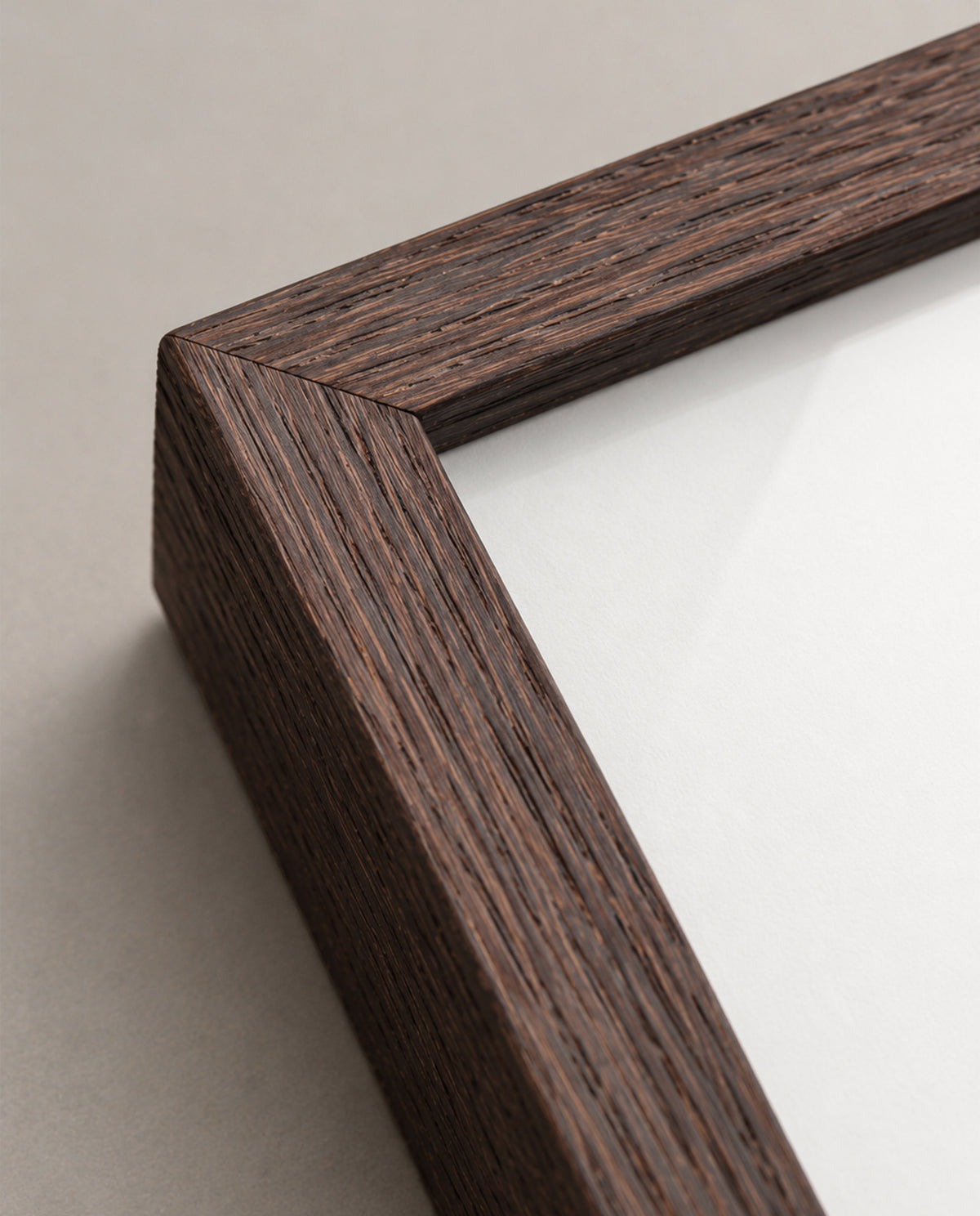 Bilderrahmen für A4 (21 x 29,7 cm) - Holz Braun Eiche