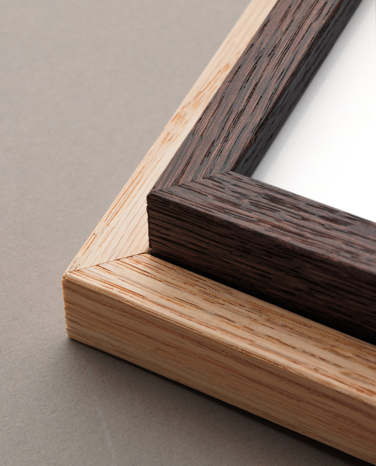 Bilderrahmen für A5 (15 x 21 cm) - Holz Braun Eiche