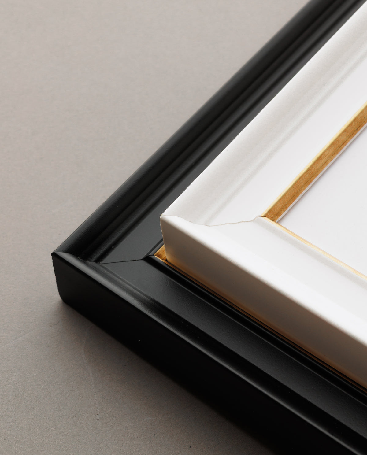 Bilderrahmen für A5 (15 x 21 cm) - Klassischer Schwarz Gold