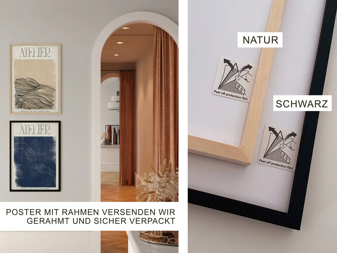 Papa Geschenk personalisiert – Papa Bild & Definition Poster zum Vatertag & Geburtstag