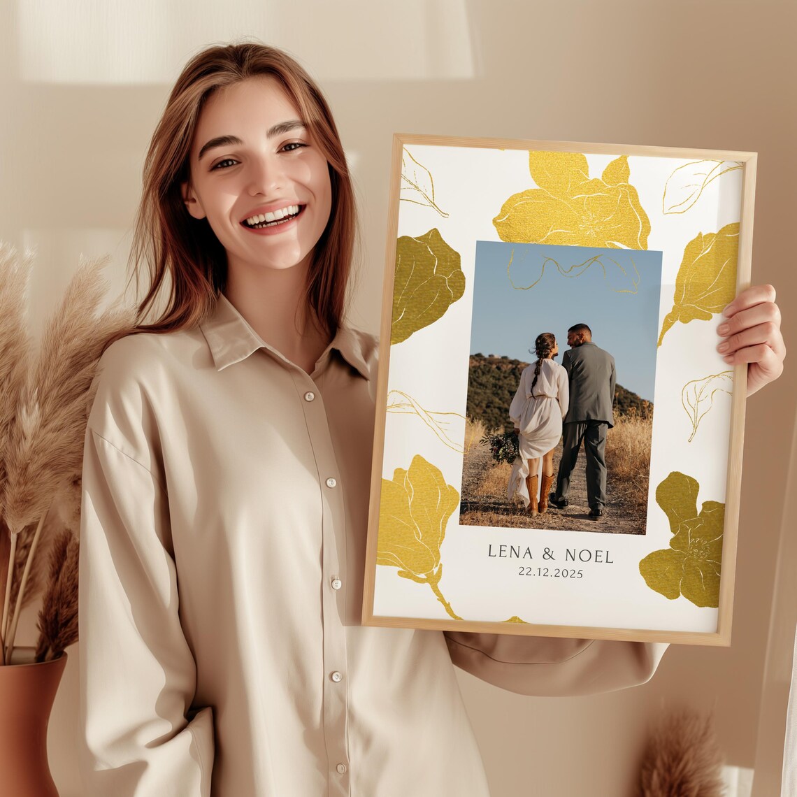 Personalisiertes Fotogeschenk – Jahrestag & Hochzeitstag Geschenk für ihn oder sie