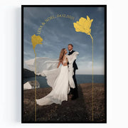 Personalisiertes Hochzeitstag Geschenk mit Foto für ihn & sie