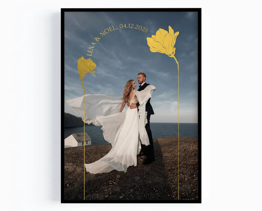 Personalisiertes Hochzeitstag Geschenk mit Foto für ihn & sie
